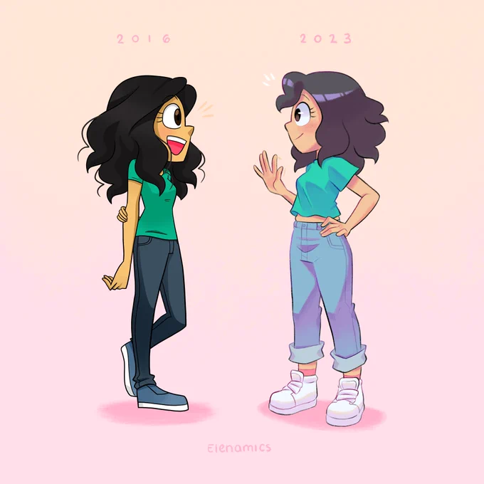 7 años de compartirles mis dibujos mensos  