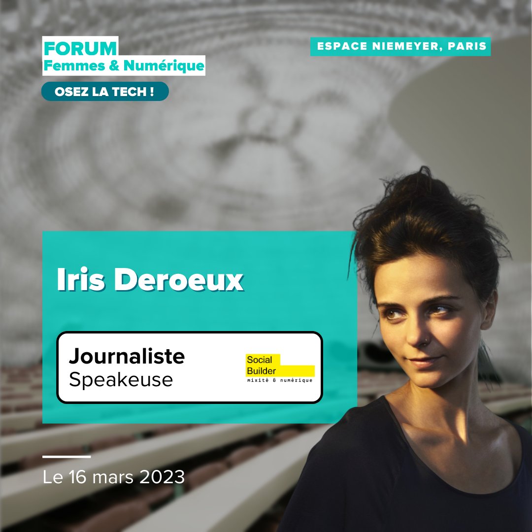 Le #forum Femmes & Numérique c'est dans 3 jours ! Cette journée sera animée par Iris Deroeux. Journaliste depuis 15 ans, elle écrit sur la jeunesse, la banlieue, la culture et les questions de #genre.
