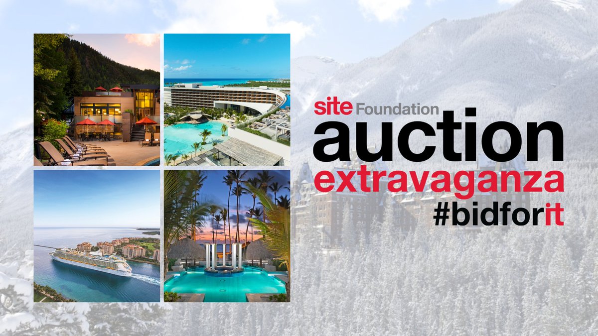 SITEGlobal's tweet photo. It's time to #bidforIT with the SITE Foundation silent auction officially open!
Open to everyone, place your bids now before the auction closes on March 27: https://t.co/ZUzI9tP9xJ https://t.co/9QroA1EWk7