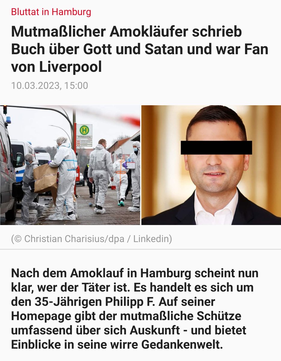 germanniag's tweet photo. Wenn man dies zum Täter von #Hamburg so liest, muss man konsternieren, dass es sich bei #PhilippF um einen linksliberalen NPC gehandelt hat, der sich in einer "multikulturellen Welt" wohlfühlte.
Wäre er rechts gewesen, dann hätten wir heute ein neues Hanau aufgetischt bekommen. https://t.co/C1kIL0k81U