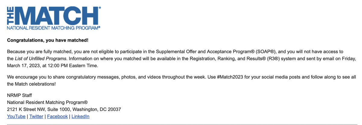 Joy and relief, officially going to be a pediatric resident this summer, standby for where #match2023 #pedsmatch2023 🥳