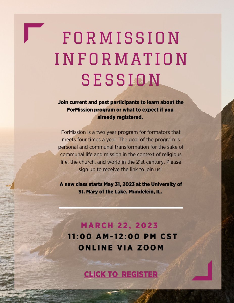 relforcon's tweet photo. What's #ForMission like, anyway? Join current & past participants to learn more about this program! Ask questions. Learn about their journey. Register: https://t.co/LsMX4r1cEn https://t.co/fW8rExP404