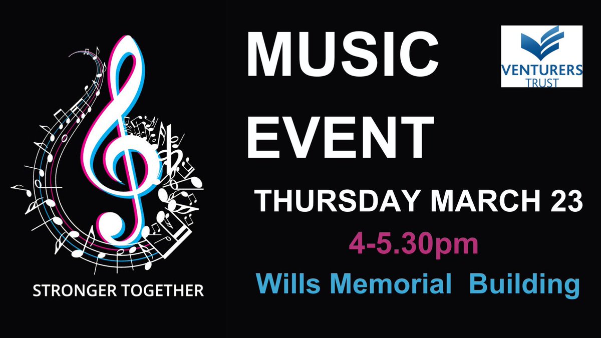 Very much looking forward to our first music event next week. Great opportunity for pupils from schools in our trust to come together and perform at <a href="/wills_memorial/">Wills Memorial building</a> #StrongerTogether #AllChildrenAllBackgroundsAllSucceeding
