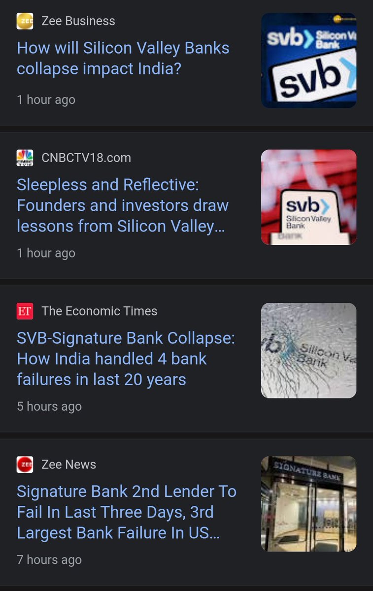 ramshankarsingh's tweet photo. #Bankcollapse
ये पोस्ट देश के आदरणीय @narendramodi जी को समर्पित करता हूं।
गौरतलब हो कि अमेरिका में एक बाद एक प्राइवेट बैंक फेल हो रहे हैं। यह जानने को उत्सुक हूं.. कि वो और उनके प्रगाढ़ भक्त इन तबाहियों पर क्या सोचते हैं।
फिलहाल मैं तो कहूंगा...#StopPrivatisationOfPSBs https://t.co/lDxBRrINfp
