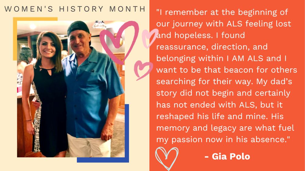 iamalsorg's tweet image. “I could’ve chosen to focus on what it stole from us or what it challenged us with, but instead, I chose to focus on how it strengthened our love, sense of family, and gave us courage.” Gia, you ARE a beacon! We are honored to have you in the ALS movement with us. #EndALS