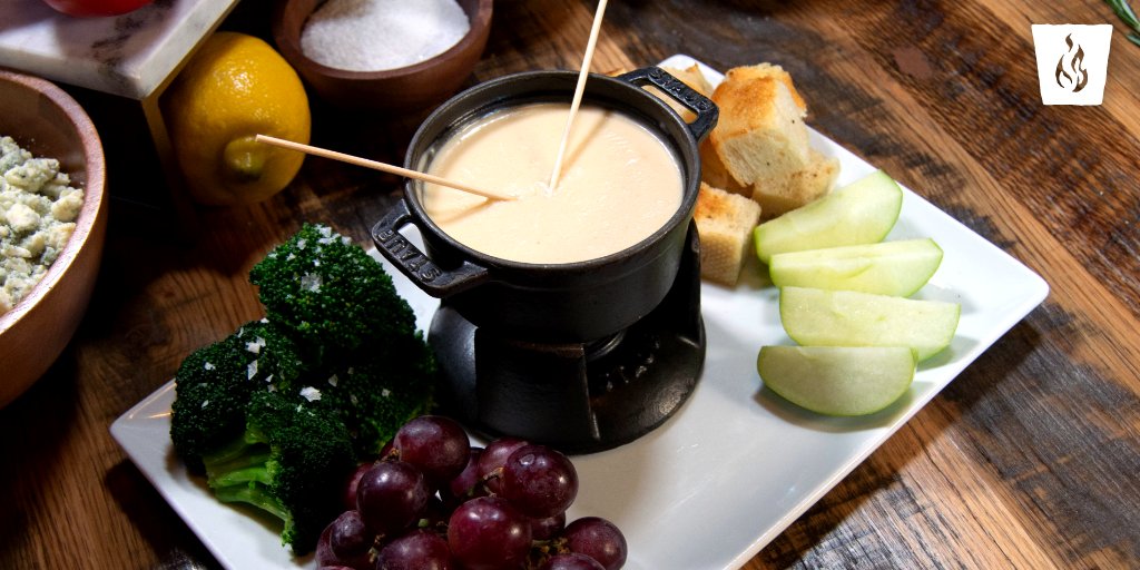 RedstoneGrill's tweet photo. No matter what anybody says, it's fun to do fondue! 🧀

Our gooey smoked gouda is kept at the perfect temp and served with an assortment of dipping favs.

#redstonegrill #finedining #fondue #cheesefondue #appetizers #apps #sharedplates #gouda https://t.co/dHRX1tOVsB