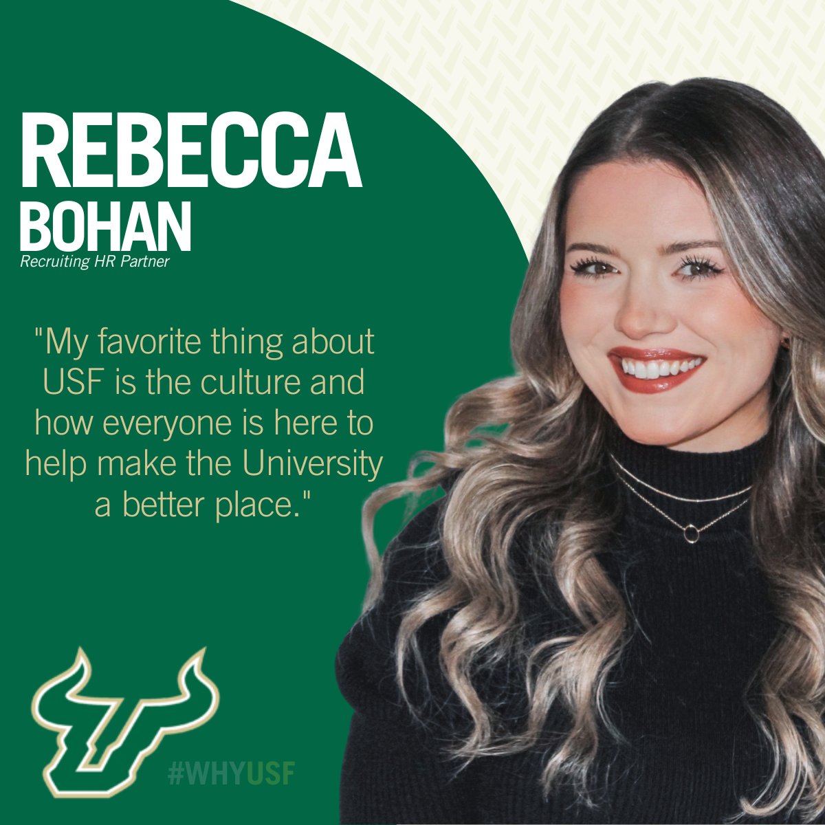 USF_HR's tweet photo. You may be asking #WhyUSF? Hear from different employees on why they made the choice to join America's Fastest Rising University. https://t.co/rKHRz7rqHm