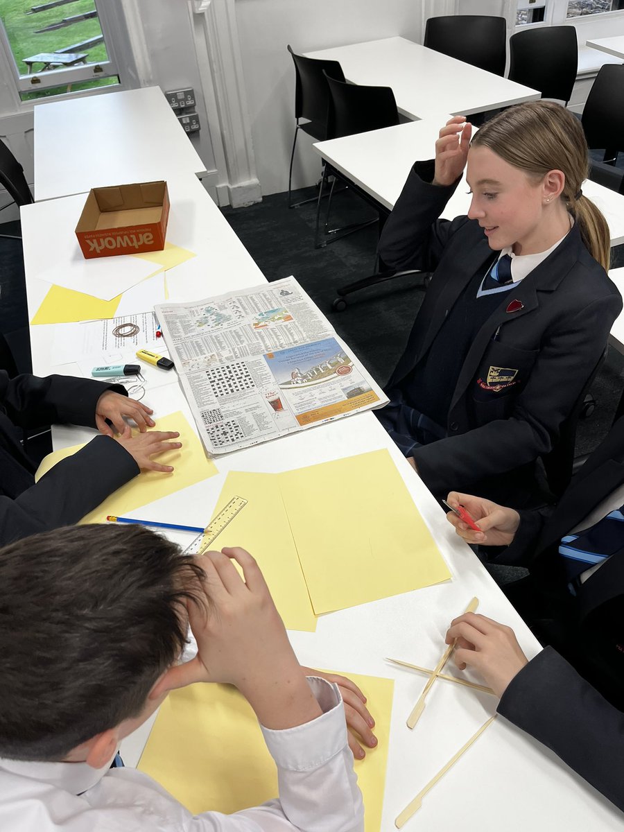 First &amp; Second Form pupils have an exciting evening ahead taking part in their Bridge Building Challenge - <a href="/KSGEconandBus/">Economics and Business | The King’s School</a> making sure they meet the brief in terms of aesthetics and function while adding value where they can in order to win the Palace contract!
