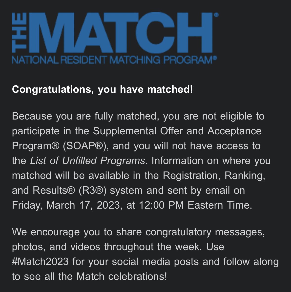 simplydolapoo's tweet photo. God is sooo good! So grateful and overwhelmed. Can’t believe I’m going to be an OBGYN!! Surreal. 🥹🙏🏿 #Match2023 #GynGang https://t.co/YXjwcS0Bcp