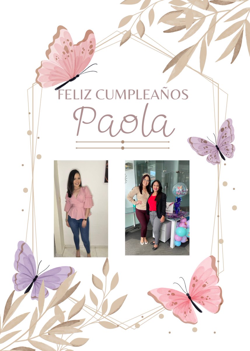 Greycas09's tweet photo. Happy Birthday @paolagizelle 🦋✨ https://t.co/YTHKjQji8H