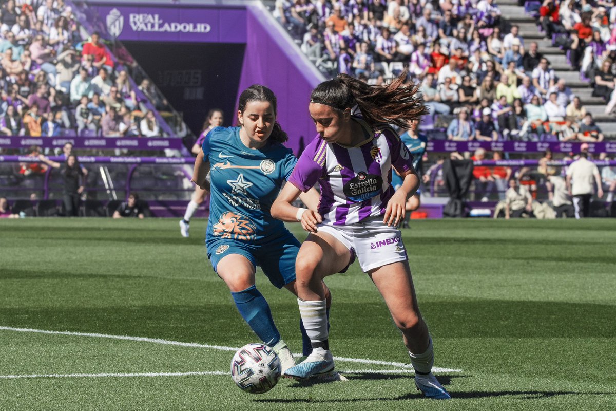 Real Valladolid Femenino <a href="/RVfemenino/">Real Valladolid Femenino</a> vs Olímpico de León <a href="/OlimpicoLeon/">CD Olímpico de León</a> , en el Estadio José Zorrilla
••••••••••••••••••••••
🏟️⚽️💜