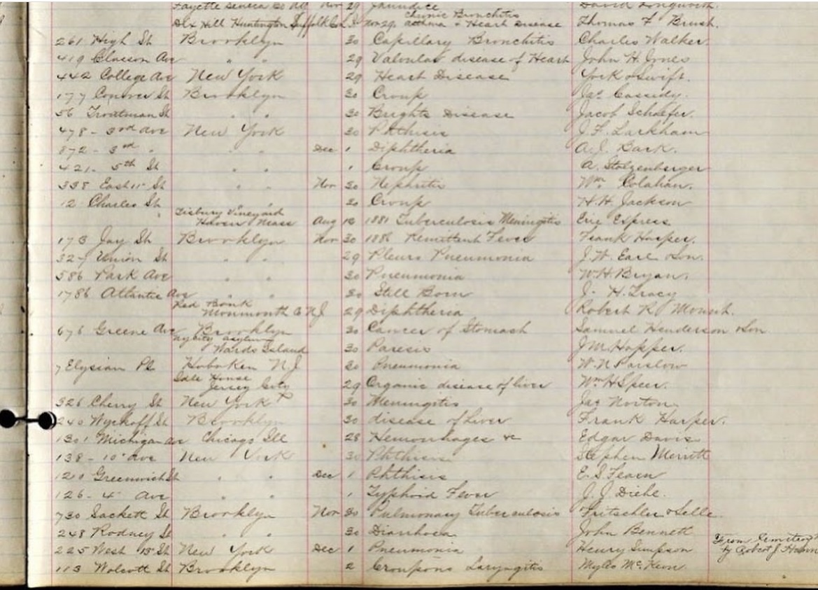 ANNOUNCEMENT 📣 400,000 burial records, dating from 1840-1937, are now digitally searchable through our new Burial and Vital Records database! Anyone, anywhere, can now search records by name, lot, place of birth, cause of death, undertaker, and more. bit.ly/burial-records…