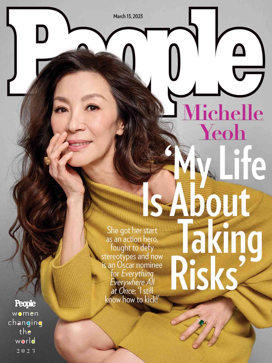 Michelle Yeoh made Oscar history last night — ahead of her Best Actress win, Yu Tsai (BFA 97) captured her for this cover of @people. #Oscars #OriginStories

@yutsai
@artcenterphoto 
#artcenteralumni