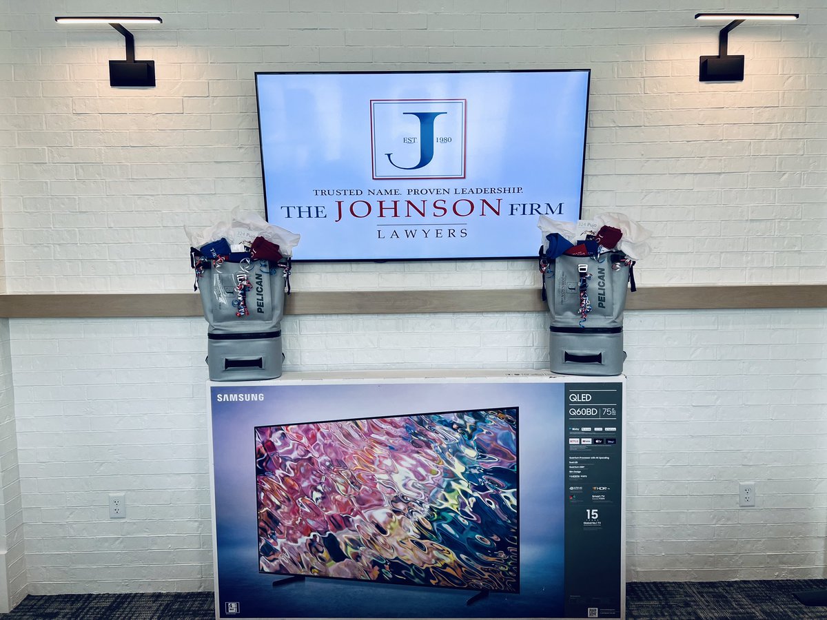 TheJFirm's tweet photo. Grand Opening Celebration was incredibly special, &amp; we'd like to congratulate Online Contest Winners - pick up your prizes @ 1419 Ryan St any time this wk btwn 8a - 5p! - 75" TV: Nicole Babineaux Duhon - Pelican Cooler Bag: Samuel Bohannon - Pelican Cooler Bag: Jessica Holloway https://t.co/S4711wwVDf
