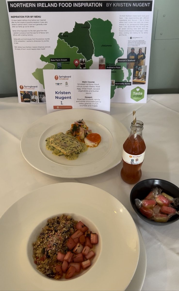 LennoxCaitriona's tweet image. @SBFutureChef UK 2023 winner is……Northern Irelands Kristen Nugent from @stciaransballyg . Con granulations 👏🏻😉😉😉😉😉. Absolutely over the moon for her.