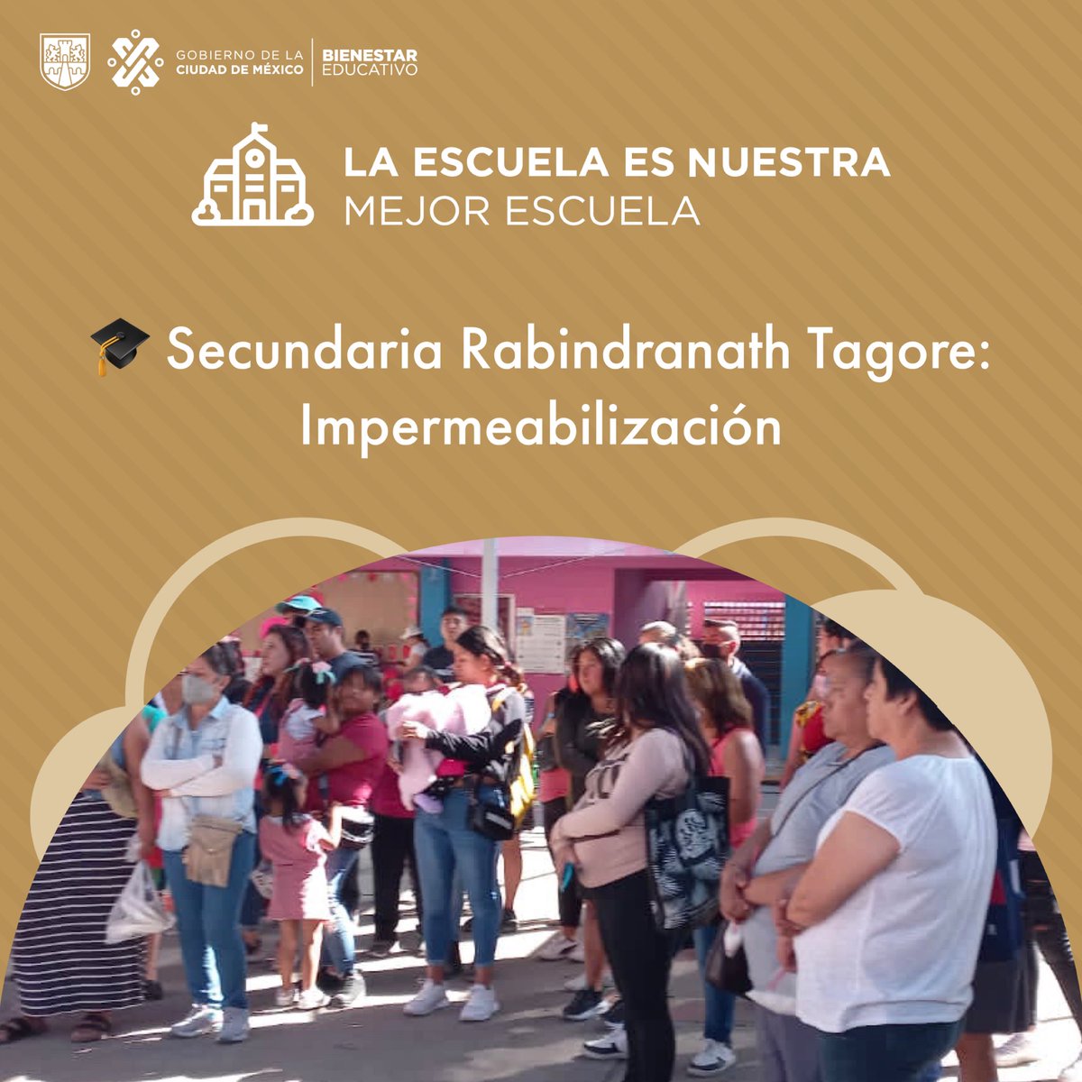 BienestarEdu's tweet image. A través de La Escuela es Nuestra, Mejor Escuela, el @GobCDMX da mantenimiento a las escuelas públicas de educación básica.

✅ La Secundaria &quot;Rabindranarth Tagore”, será beneficiada con impermeabilización para seguridad de los estudiantes en temporada de lluvias.

#Asambleas📢