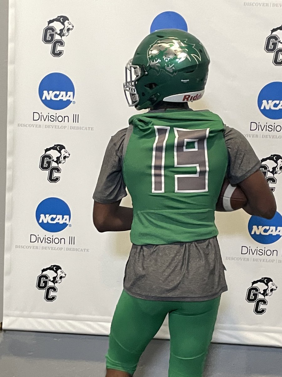 After a Great visit and conversation with <a href="/JuwarrenByrd/">Coach Byrd</a> i’m blessed to receive an offer from Greensboro <a href="/GC_Pride_Fball/">Greensboro College Football</a> <a href="/PTRFootball/">Peachtree Ridge Football</a>