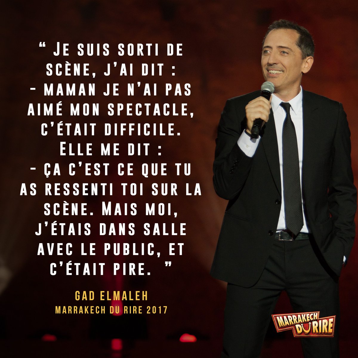 Ah les mamans on peut toujours compter sur elles. Enfin peut-être pas pour @gadelmaleh. 🤣🤣