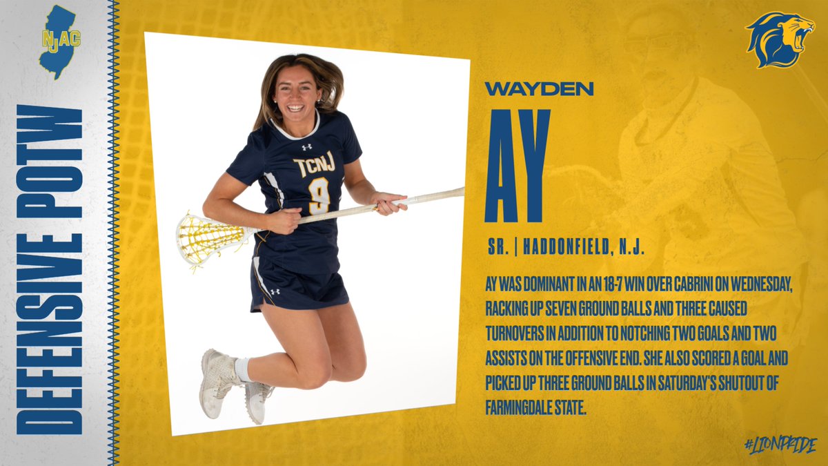 TCNJ Athletics tweet media