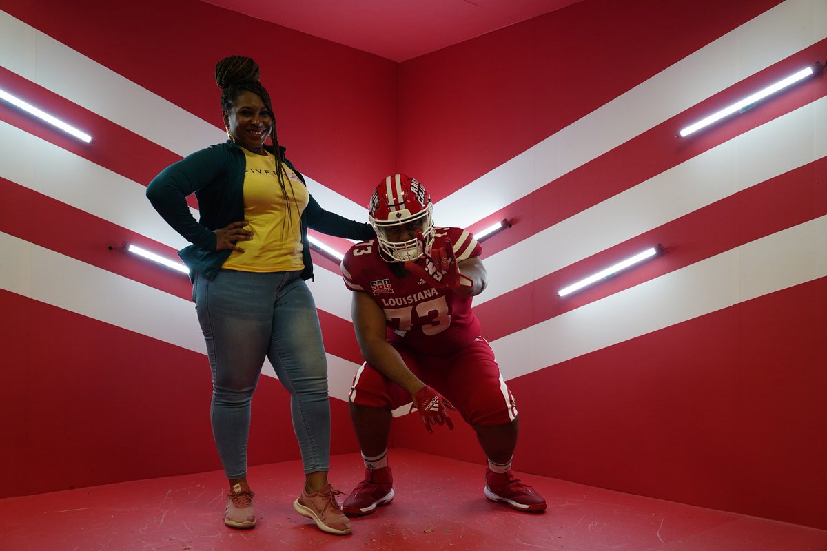 JabariMcalmont's tweet photo. Had a great visit at @RaginCajunsFB during their Saturday practice. Thanks @CoachMGiuliani @JeffNorrid1 and the staff and players for your time and making us feel welcomed!
#reigncain #springpracticevisit #GeauxCajuns #lafayette #TXHSFB #co2024 https://t.co/mSdaPkynWU