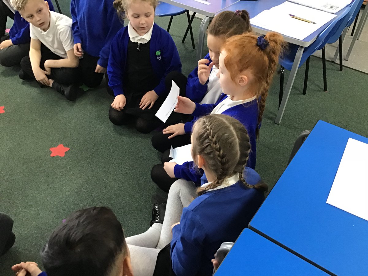 wla_y2's tweet photo. In English we had clues hidden around our classroom about our new story. We had to find the answers and make a prediction about what we think our story will be about. Some of us think it might be about a dragon or devil as the character has horns, sharp teeth and scales. https://t.co/ykW3IePVhv