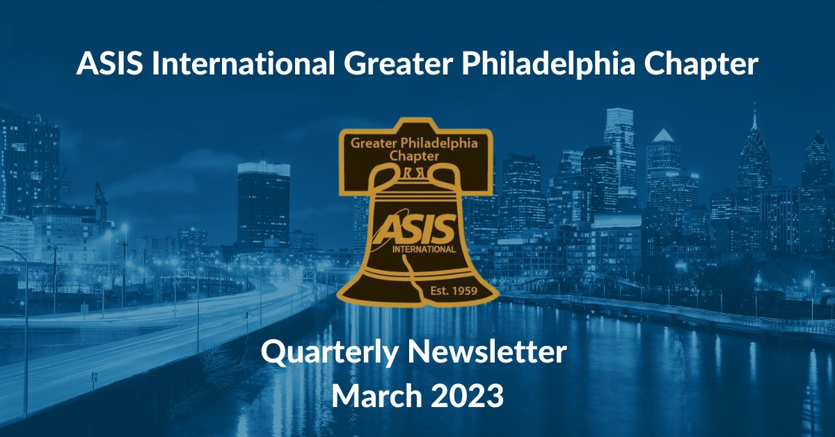 ASIS Philly Chapter tweet media