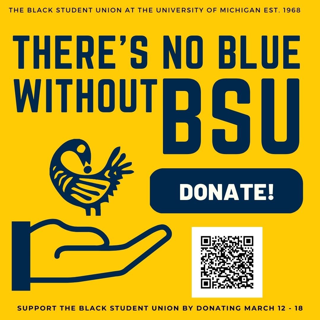 THEBSU's tweet photo. Support the Black Student Union through our weeklong fundraising campaign. Stay tuned for ways to donate. Link is in our bio! https://t.co/vnWZLWsPHz
