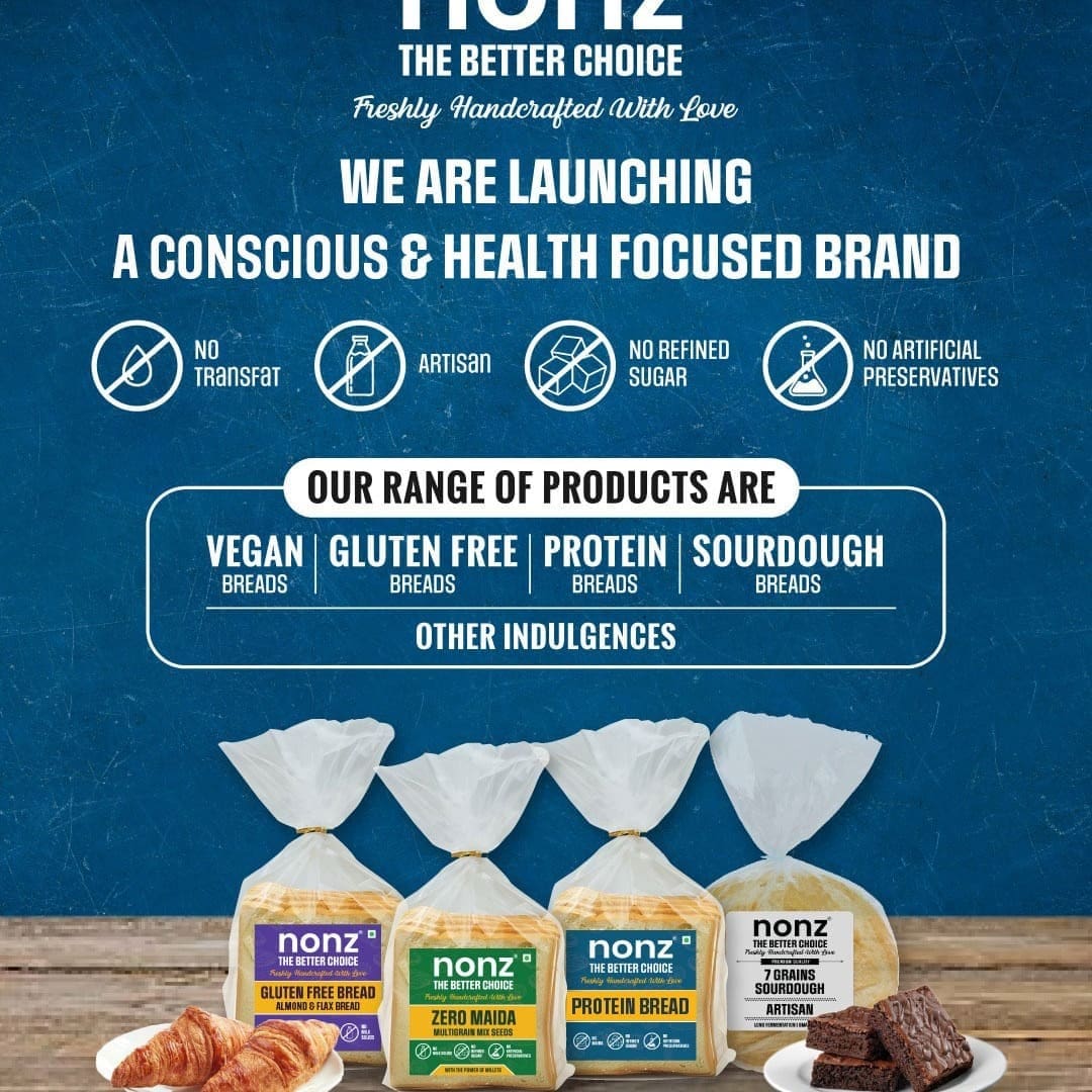 All say We don't get to eat the REAL BREADS but have you tried "" nonz "" Breads. It's exactly the same as mentioned. Best taste, best texture and best PRIZE. 

Looking forward to more views. So hurry and share your feedback.