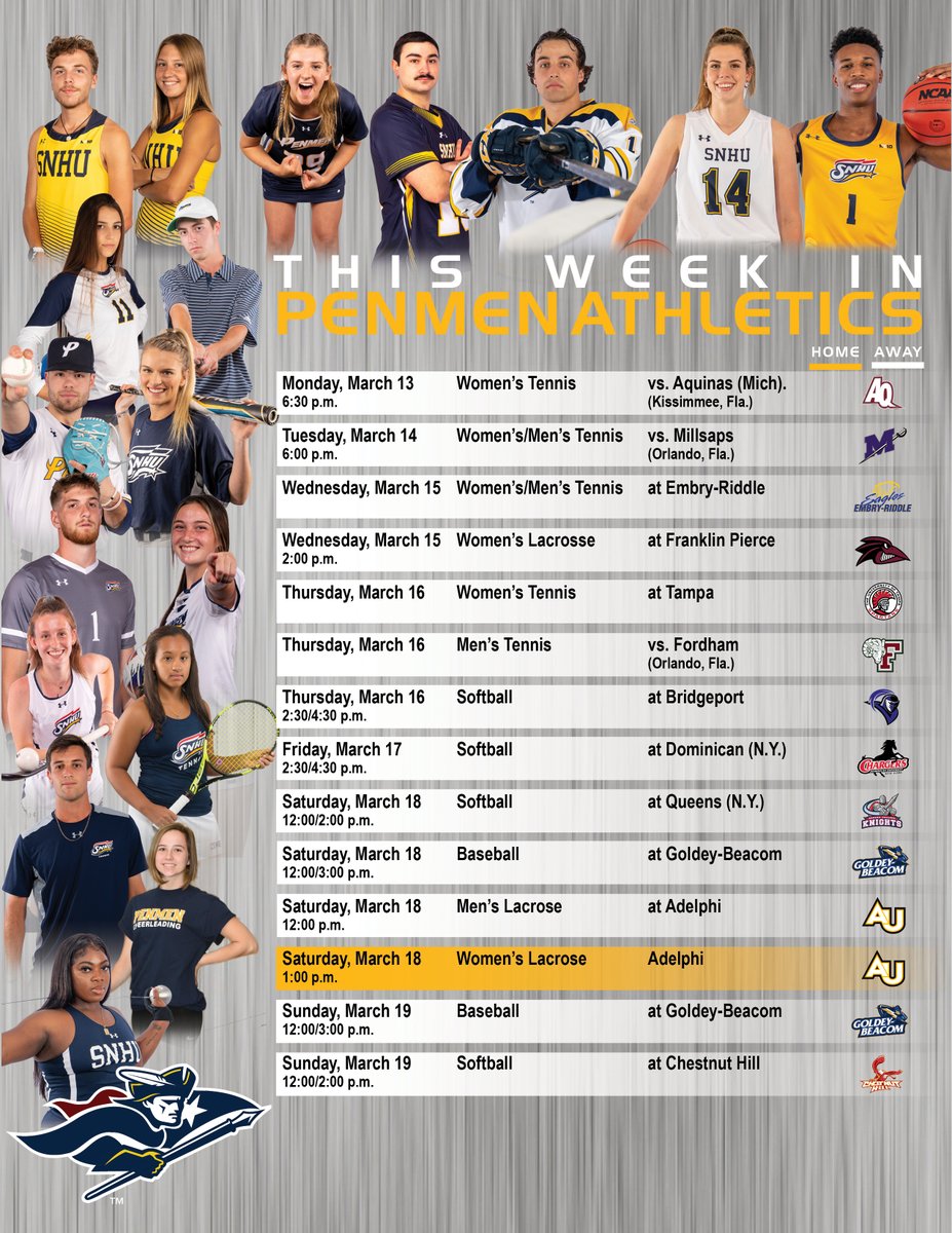 SNHU Athletics on Twitter "Spring break at SNHU can only mean one