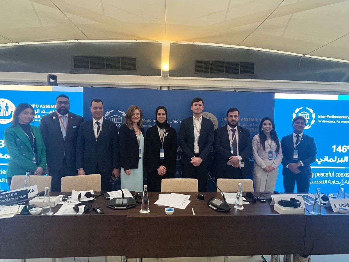 IPUparliament's tweet image. Congratulations to @DanCardenMP🇬🇧, the new President of the Forum of Young Parliamentarians elected during #IPU146, and many thanks to @AlbazarSahar🇪🇬 for 2️⃣ very productive years as former President supporting #youngMPs.
➡️ipu.org/146