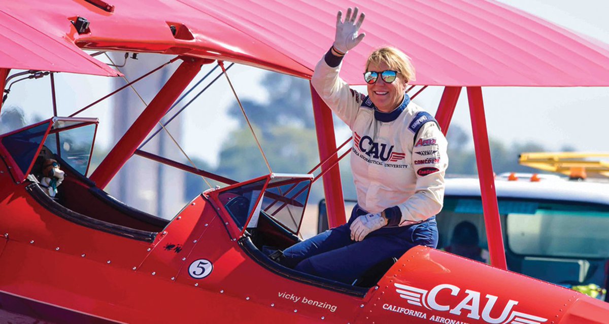 Visit CAU at the #PointMugu Air Show on March 18-19 and watch our aviation partner, <a href="/vkflyer/">Vicky Benzing</a>, take to the skies! 👩‍✈️🛩️

Benzing is known for her incredible aerobatic skills and for setting the record as "Fastest Woman Racer" ever at the Reno Air Races.

pointmuguairshow.com
