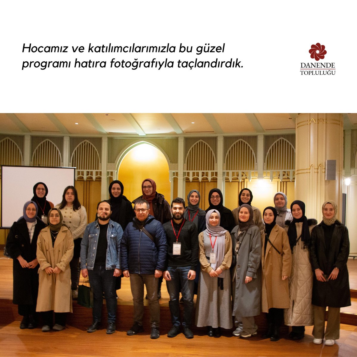 DanendeT's tweet photo. Aynı zamanda burada program yapmamızı sağlayan Taksim Camii Kültür ve Sanat Vakfı'na @taksimcamiiksm teşekkür ederiz. https://t.co/P7t0qKXLuZ