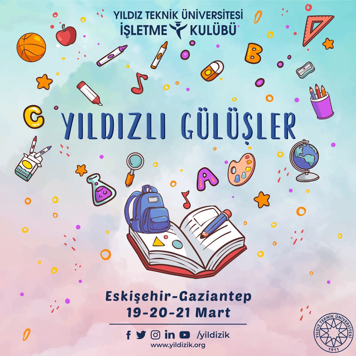 Çocuklara neşe olmak ve ülkemizin farklı köşelerinde eğitim koşullarını eşitleyebilmek için bu sene de yola düşüyoruz! Birçok yıldızlı gülüş biriktirdiğimiz Yıldızlı Gülüşler etkinliğimiz kapsamında, Eskişehir'e giderken aynı zamanda Gaziantep'e de yardımlarımızı ulaştıracağız!