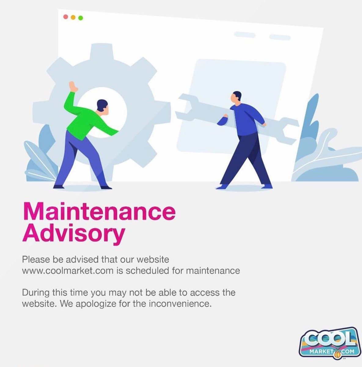 Please be advised that our website is currently offline due to maintenance. 

We apologize for the inconvenience, we’ll be back soon.

#coolmarket #coolmarketja