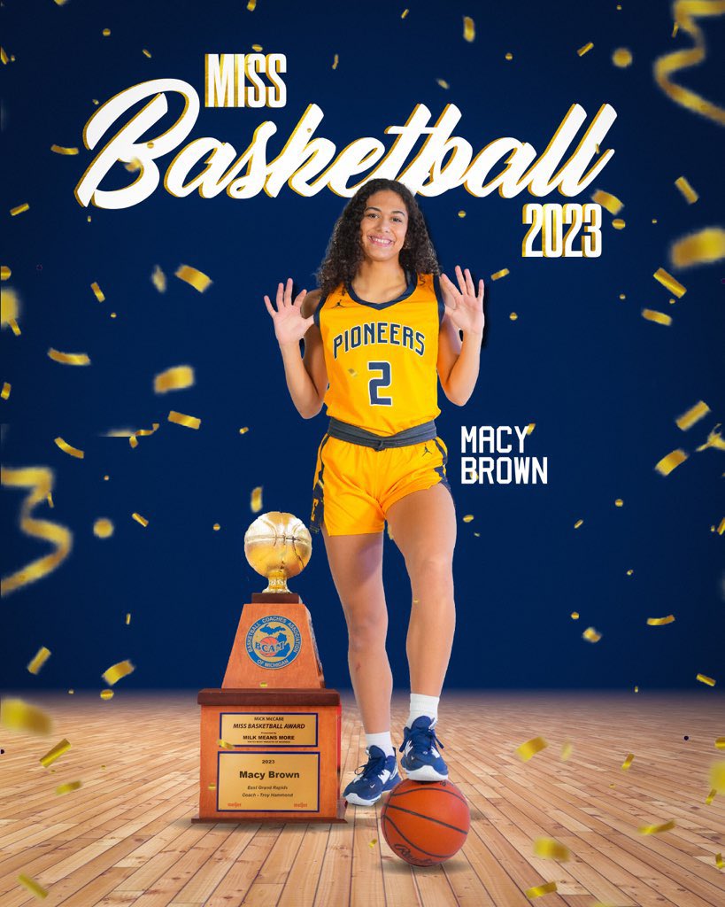 EGR_GirlsBBall's tweet photo. The winner of the @MickMcCabe1 Miss Basketball award is @macybrown_7! What an incredible and well deserved accomplishment to cap off a legendary career. Macy Brown IS Miss Basketball! 🏆 https://t.co/9fR4NoyTEW