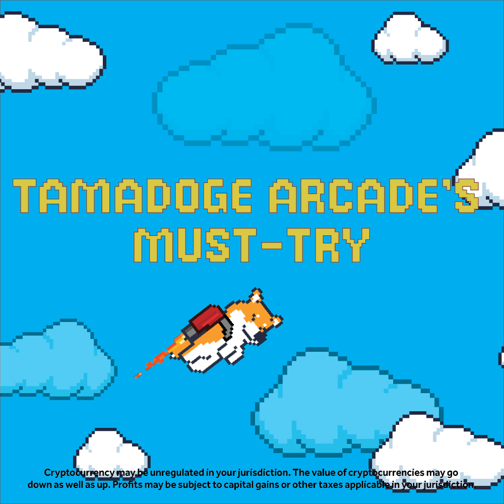 Tamadogecoin's tweet photo. Don't miss out on the must-try game in the #TamadogeArcade collection - #RocketDoge! ๐๐ถ
This fast-paced and addictive game will have you on the edge of your seat ๐๐พ
Play now and see how far you can blast off! ๐๐ฅ
https://t.co/Jxcp6nomdM
#P2E #CryptoGaming https://t.co/1ZAOWteL8E