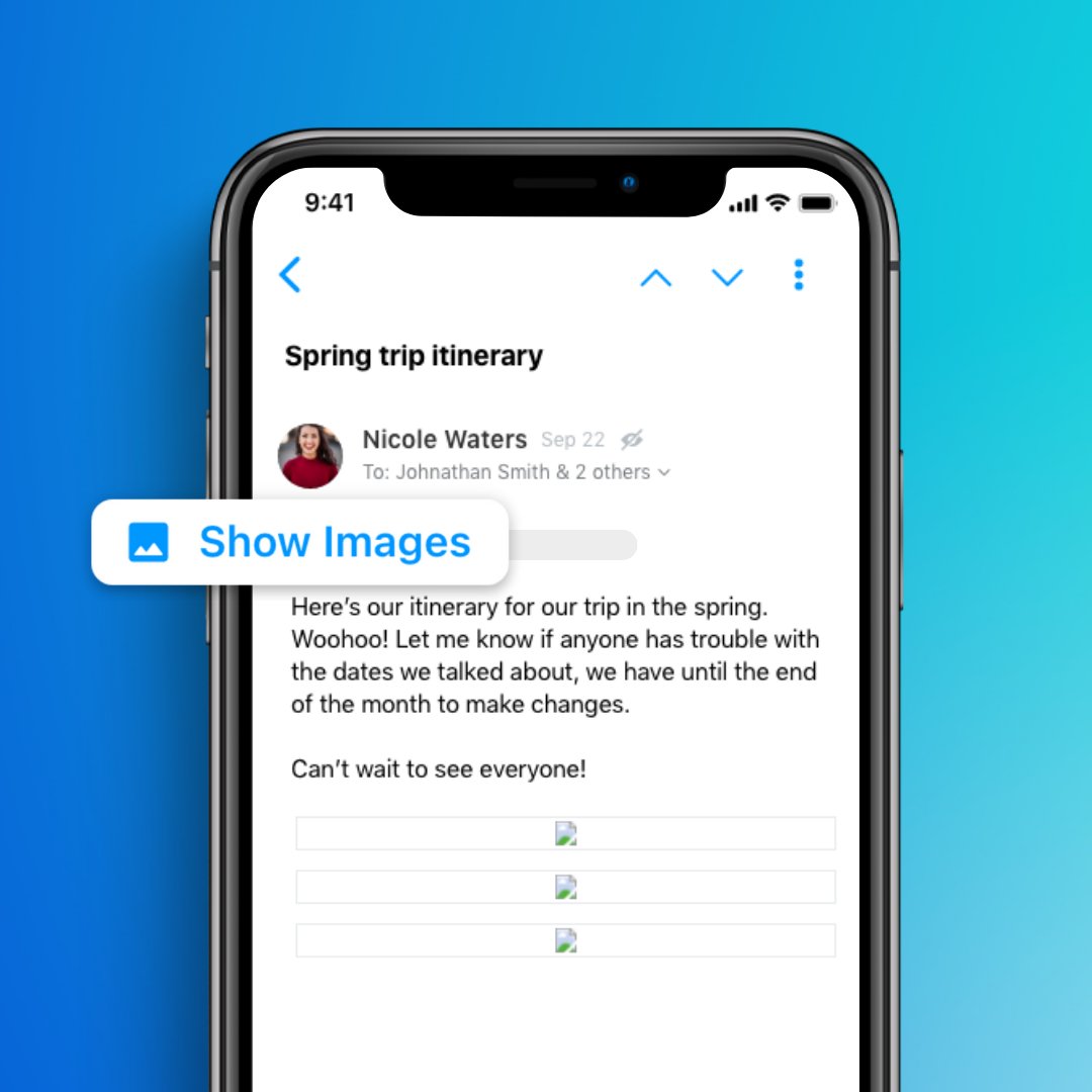 Edison_apps's tweet image. Improve your #privacy with Edison Mail’s latest update🔒 For even more peace of mind, you can now block images from loading when you open an email to better prevent #emailtracking

Head to your settings and turn off Load Remote Images.