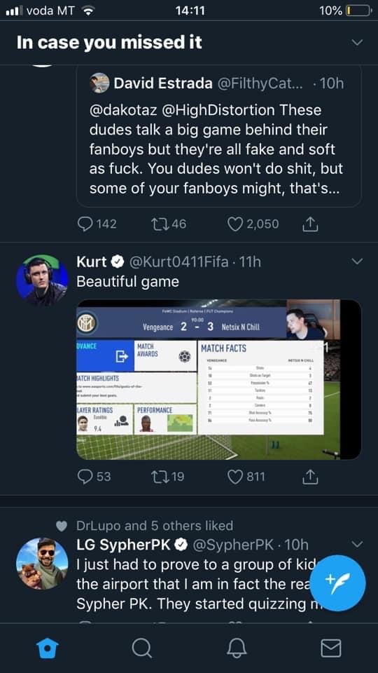 Darren24847672's tweet photo. Flash back to when @Kurt0411Fifa had a melt down after losing to my gold team on Fifa….forever in my debt, funnily enough….got “banned” from FIFA not long after, stay humble ‘ALIEN’ https://t.co/PbGsg3H0sz