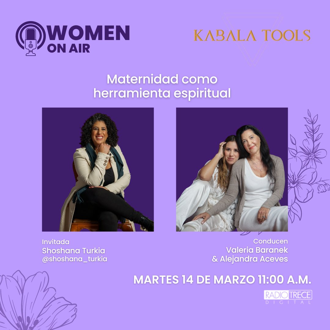 Radio13Digital's tweet photo. Viene a #KabalaTools @ShoshanaTurkia para compartir su experiencia acompañando a quienes están viviendo un proceso de transformación profunda desde el amor, libertad y felicidad. ❤️🩹✨
📌 Martes 11:00 a.m. por #FBLive👇
https://t.co/uDHotYSvIh
#spiritualityawake #Woa2023 #8M https://t.co/U9YipU6AFl