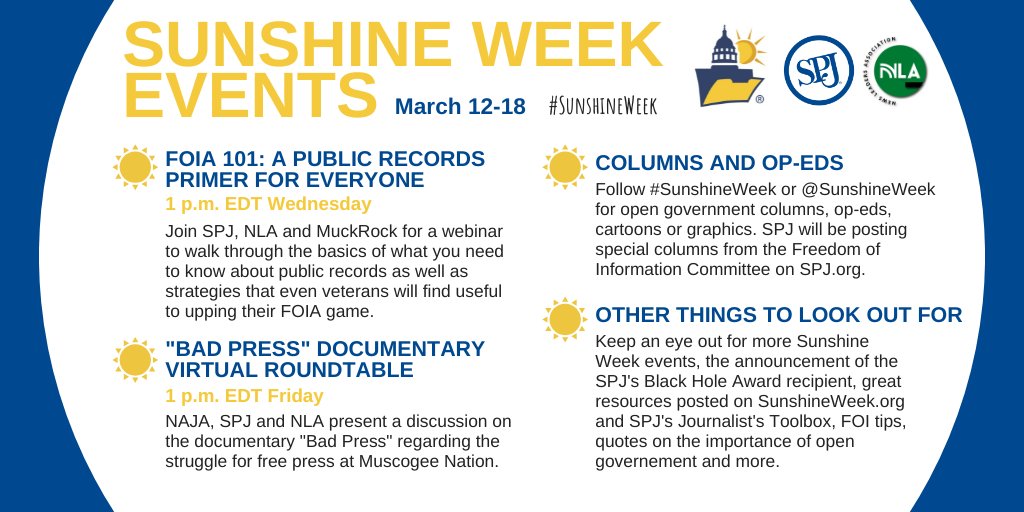 Sunshine Week tweet media