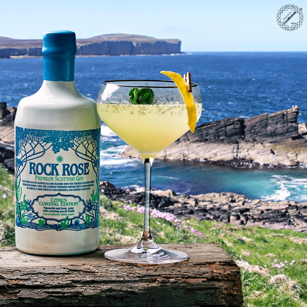 This delicious cocktail is a reminder of the coastal region where <a href="/RockRoseGin/">Rock Rose Gin</a> is crafted. Using Rock Rose Citrus Coastal Edition with its notes of liquorice salt, lemon verbena and kelp, this gin is zesty with a bracing sea air finish.

View Recipe here: bit.ly/3ZnCEGx