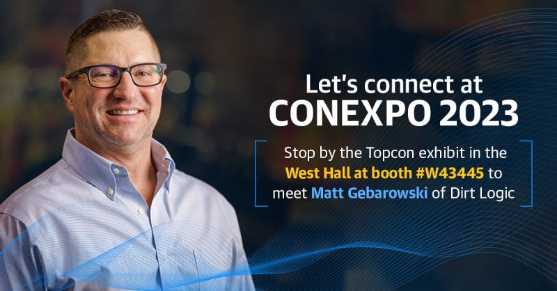 Come spend some time with Dirt Logic in the #Topcon booth at CONEXPO-CON/AGG 2023 You can find us in the West Hall | Booth W43445. Learn more: topconpositioning.com/na/conexpo2023
#ForWorkThatMatters #CONEXPOCONAGG #conexpo2023