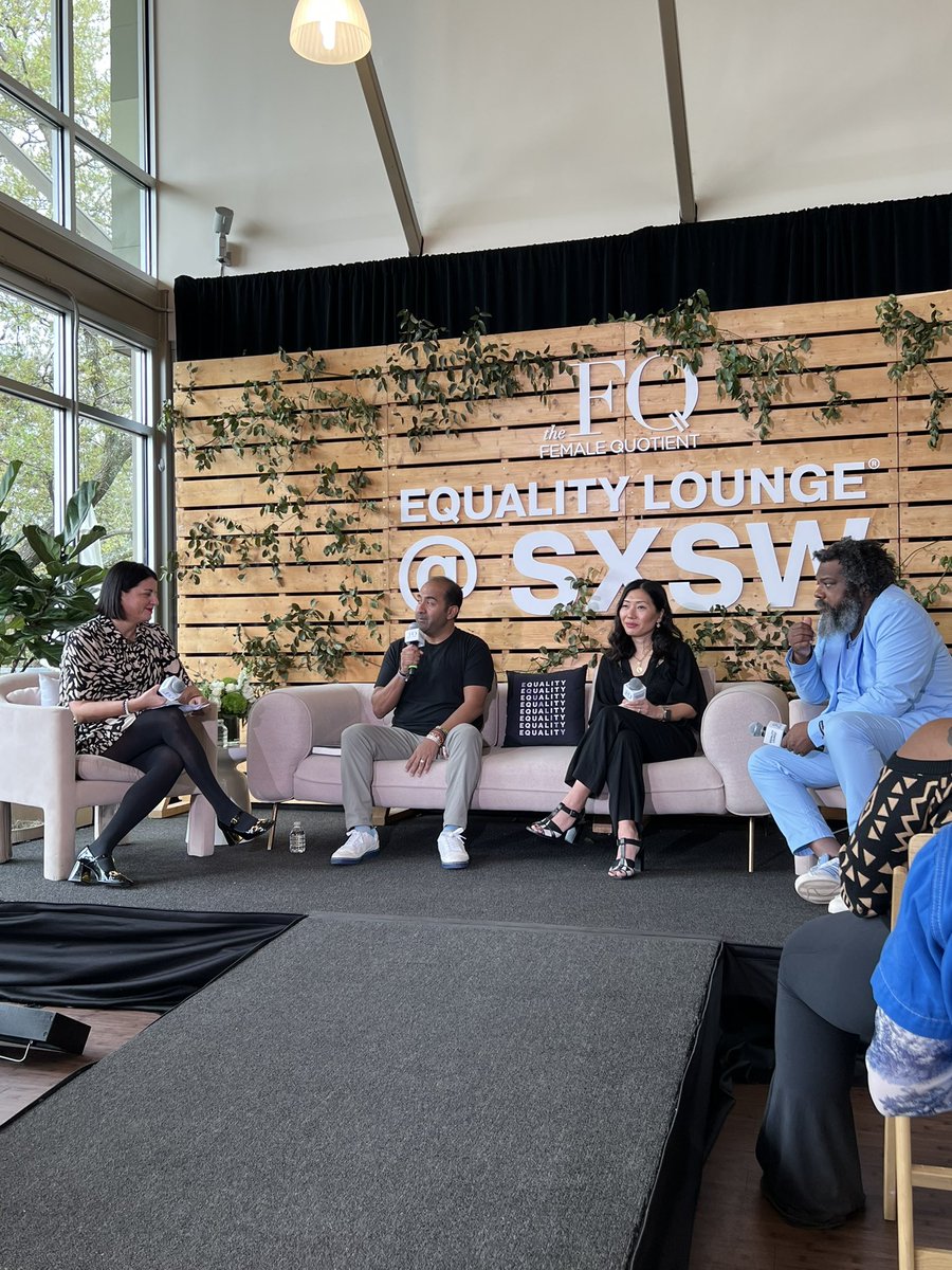 “We need more women and more diverse people creating AI. That’s the only way that we’ll remove the bias in AI.” - Denise Vu Broady, Chief Marketing Officer, Collibra #SXSW #swayeffectsxsw #equalitylounge