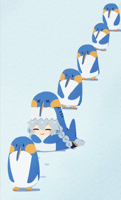 「closed eyes shark costume」 illustration images(Latest)