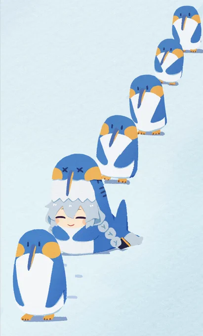 ペンギンになったさめちゃん 