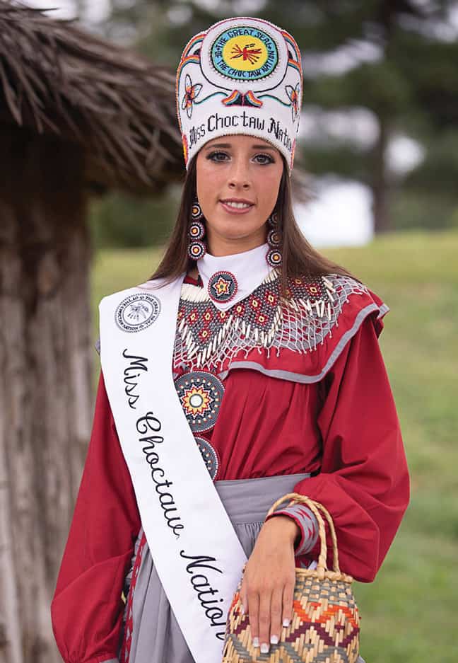 Women's History Month: Culture Keepers!

Haleigh Gibson is the 2022-2023 Miss Choctaw Nation of Oklahoma. According to Gibson, the most fulfilling part of her role is meeting different people who share their stories. Learn more about Haleigh's story at bit.ly/3SFsH5p.