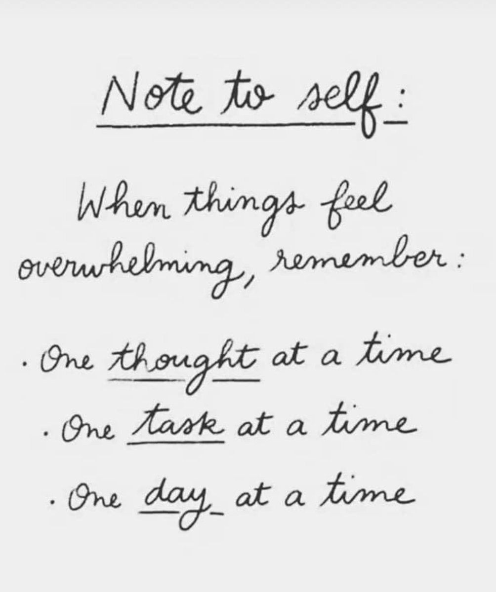 Ground yourself. Take a breath and say out loud, I am feeling overwhelmed. then proceed to take a breath, one thought at a time, one task at a time, one day at a time.
#bcsm #breastcancer #inspirationalquotes