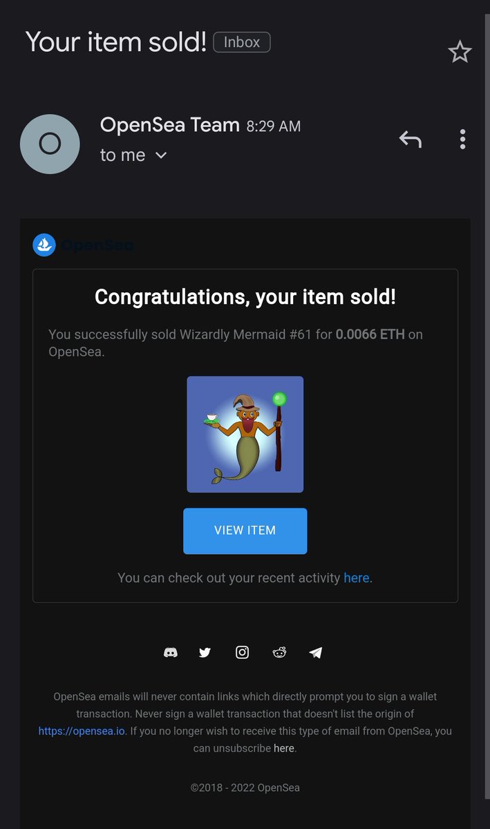 wizardworld555's tweet photo. SOOOLLDDDDD #WizMaid from the #Ipclan raid today to the lovely people @DhanushNFT and @HappyDino_eth π₯³β€οΈ
Thaaaankkksssss for the raid and the purchase dears ππ« You are entered in the giveaway of 0.015 ETH
Do follow these amazing artists and check their collection ππ
#NFT https://t.co/FSO3RsYTa1