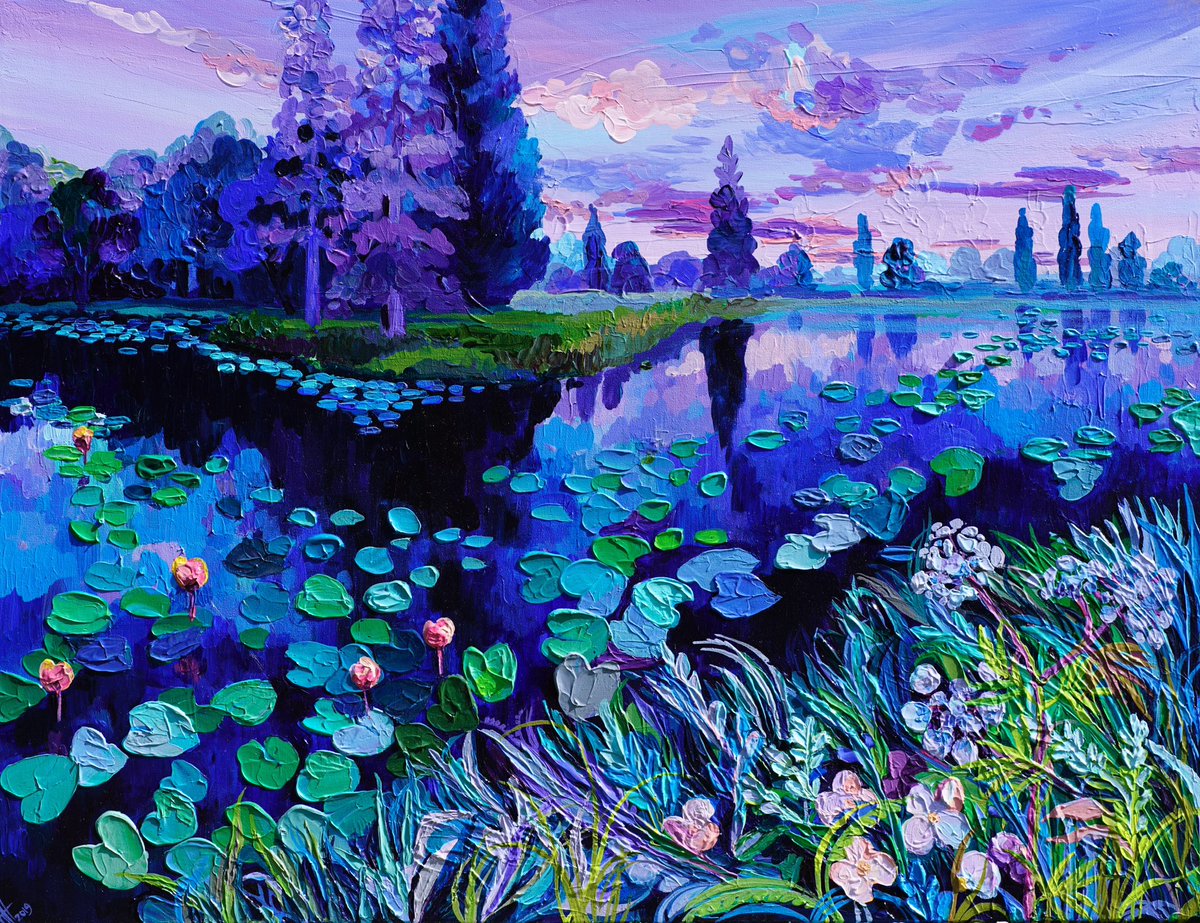 amtrusova's tweet photo. acrylic on canvas 90 * 70 cm "silence" 2019. https://t.co/SWZ39IKJrL