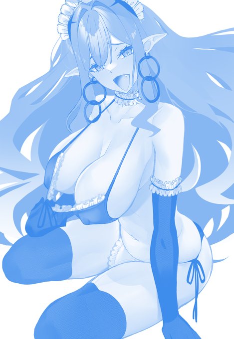 メイド水着バーヴァンシーrkgk 進捗#FGO 